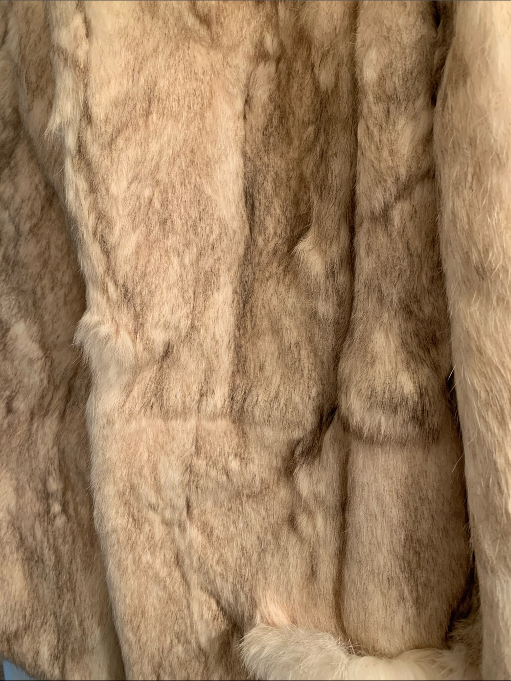 Wilson’s - Cream, Rabbit Fur Jacket - Picture 7 of 10